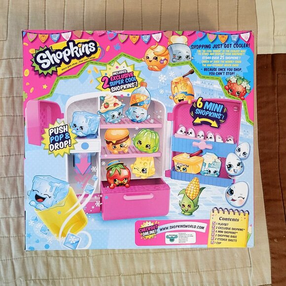 Shopkins "So Cool Fridge" 2013 Playset by Moose Toys Brand New - Picture 3 of 4